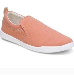 Vionic Beach Marshall Slip On Canvas Sneakers Papaya Size 9 New
